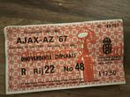 Ajax - AZ ‘67 ticket 1982, Tickets en Kaartjes, Oktober, Eén persoon