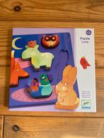 Houten puzzel ‘Luna’ van Djeco (1+), Kinderen en Baby's, Speelgoed | Kinderpuzzels, Van hout, Minder dan 10 stukjes, Gebruikt