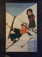 Sport, Skien, Zwitserland, 1933, Verzamelen, Ansichtkaarten | Themakaarten, Verzenden, 1920 tot 1940, Gelopen, Sport en Spel