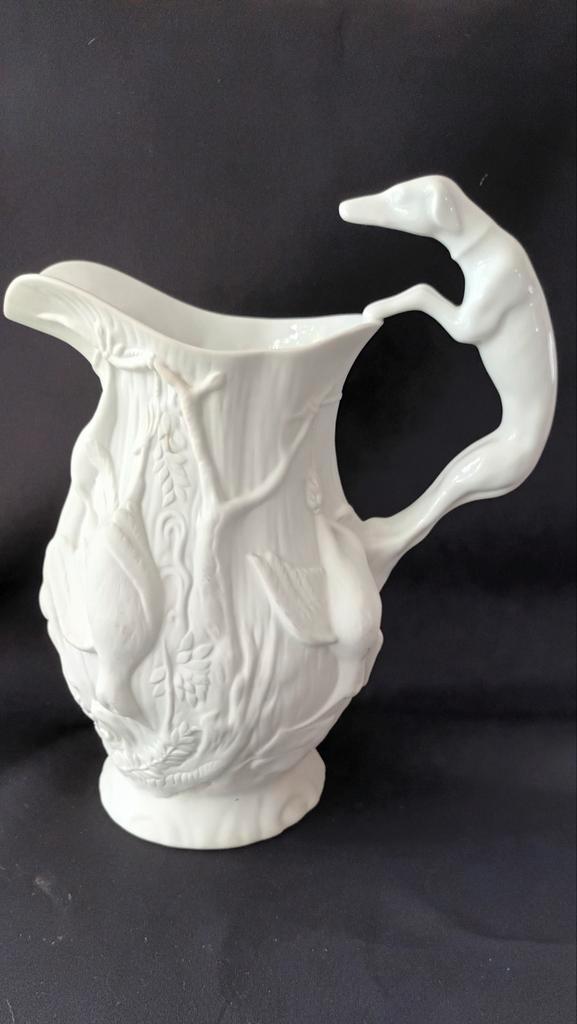 Hunting dog pitcher, Antiek en Kunst, Antiek | Keramiek en Aardewerk, Ophalen of Verzenden