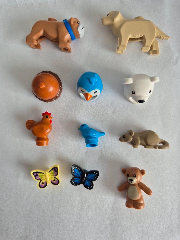 LEGO Verschillende Losse Dieren en Helmen, Kinderen en Baby's, Speelgoed | Duplo en Lego, Zo goed als nieuw, Lego, Losse stenen