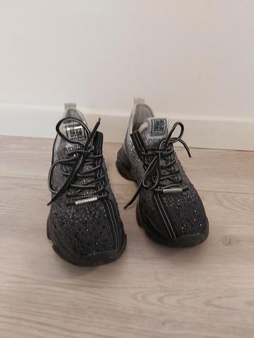 Steve Madden Mistica sneakers black silver 39 beschikbaar voor biedingen