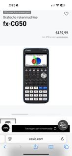 Casio fx-CG50 Grafische Rekenmachine – incl. Oplader, Ophalen of Verzenden, Grafische rekenmachine, Zo goed als nieuw