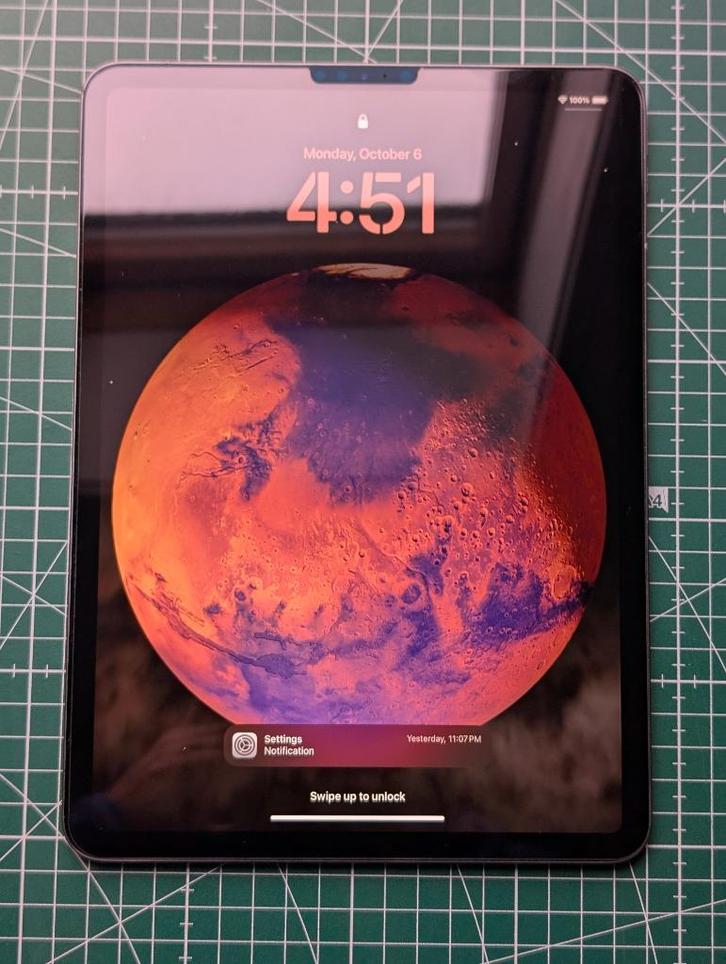 The 11" iPad Pro  (256 GB), Computers en Software, Apple iPads, Zo goed als nieuw, Apple iPad, Wi-Fi, 11 inch, 256 GB, Grijs, Ophalen of Verzenden