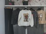 4 truien , 1 nieuwe flared broek maat 122/128, Meisje, Trui of Vest, H&M, Ophalen of Verzenden