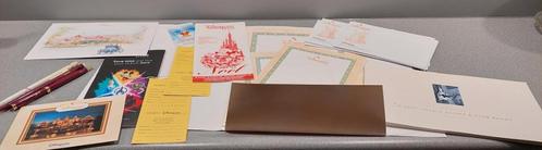 2. Uniek Disneyland Hotel Postpapier etc zie omschrijving, Verzamelen, Disney, Zo goed als nieuw, Verzenden