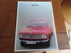 Grootformaatfolder BMW 1600 ca 1968, Gelezen, Ophalen of Verzenden, BMW, BMW