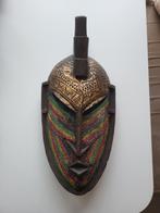 Authentiek Afrikaans Masker, Antiek en Kunst, Kunst | Beelden en Houtsnijwerken, Ophalen of Verzenden