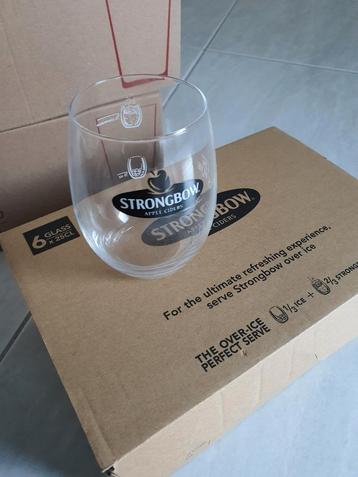 Strongbow glazen (6 stuks) NIEUW beschikbaar voor biedingen