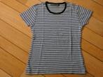 CRACKER t- shirt wit met grijs zwarte streep maat XL, Kleding | Dames, Cracker, Verzenden, Wit, Maat 46/48 (XL) of groter