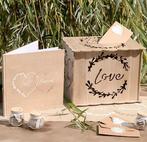 2-delige set met ringkussen en houten ringsecurity badge, Sweet-one, Beige, Info&sweet-one.nl, Nieuw