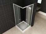 Eco Hoekinstap LUXE douchecabine chroom 80 of 90, Info@deli-home.com, Bruynzeel, Stadhuisplein 70, 4203 NS Gorinchem, Nieuw