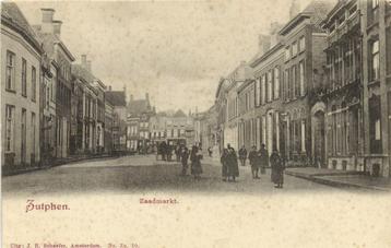 Zutphen. - Zaadmarkt. - volk - ongelopen beschikbaar voor biedingen