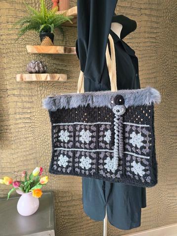 Handgemaakte tas gehaakte tas 4031 cm strandtas zgan beschikbaar voor biedingen