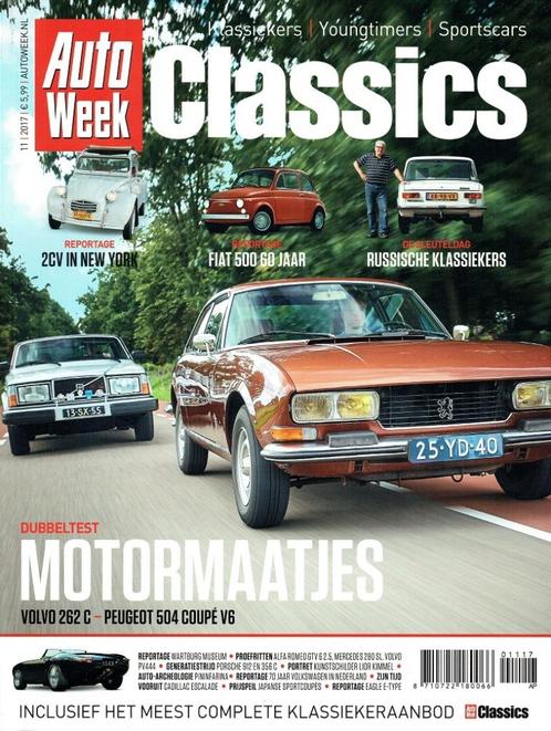 Autoweek Classics 2017 nr. 11 (o.a. Peugeot 504 Coupé V6), Boeken, Auto's | Folders en Tijdschriften, Gelezen, Algemeen, Verzenden