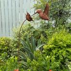 tuinsteker vogel op bloem, Tuin en Terras, Verzenden, Nieuw