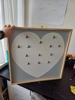 Fotolijst in de vorm van een hart, Ophalen of Verzenden, Zo goed als nieuw, Prikbord