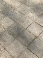 Blauwsteen Vierkant 18x18cm oprit sierbestrating, Ophalen, Gebruikt, 10 m² of meer, Beton