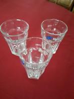 3 zgan Hoegaarden bierglazen, Ophalen of Verzenden, Zo goed als nieuw, Overige stijlen