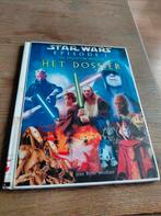 Star Wars Episode 1 the phantom Menace het dossier boek., Ophalen of Verzenden, Gebruikt, Boek of Poster