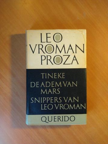 Vroman, Leo .Proza. Tineke - de adem van Mars - Snippers beschikbaar voor biedingen