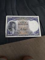 Spanje: een zeer mooi, met lichte vouw, 100 Peseta"s 1931, Ophalen of Verzenden, Overige landen, Los biljet