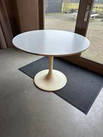 IKEA Docksta eettafel wit, Huis en Inrichting, Tafels | Eettafels, Ophalen, Overige houtsoorten, Rond, Zo goed als nieuw