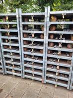 Cc karren , deense containers met tag6,  gele label., Doe-het-zelf en Verbouw, Ophalen, Gebruikt, Transportkar