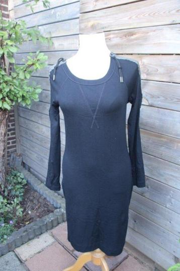 Jurk zwart/ Kaki Marccain mt N3 (M/38) Vaste prijs beschikbaar voor biedingen