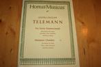 Kleine Kamermuziek voor viool en basso contino Telemann, Gebruikt, Klassiek, Ophalen of Verzenden, Viool of Altviool
