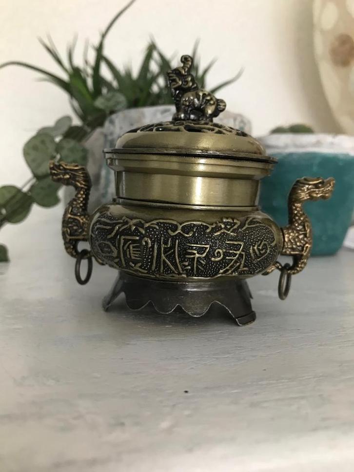 Chinees wierookbrander met chinese draak wierook houder, Huis en Inrichting, Woonaccessoires | Kandelaars en Kaarsen, Nieuw, Kandelaar