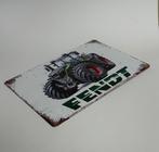 Fendt tractor nieuw model reclamebord van metaal wandbord, Verzamelen, Reclamebord, Info@deconoord.nl, Deco Noord, Nieuw