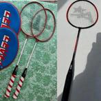 3 badminton rackets 1 set met 2 rackets & 1 badmintonracket, Ophalen of Verzenden, Gebruikt, Racket(s)