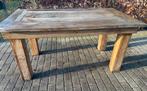 Steiger houten tafel 160 l x 90 b 80 h, Tuin en Terras, Tuintafels, Rechthoekig, Ophalen of Verzenden, Zo goed als nieuw, Hout