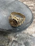 14k Gouden Mercedes Ring - Massief Goud, Sieraden, Tassen en Uiterlijk, Ringen, Ophalen of Verzenden, Zo goed als nieuw, Goud