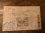Oude ticket  TOTO Tambu Worldtour 1995/1996, Eén persoon, Februari