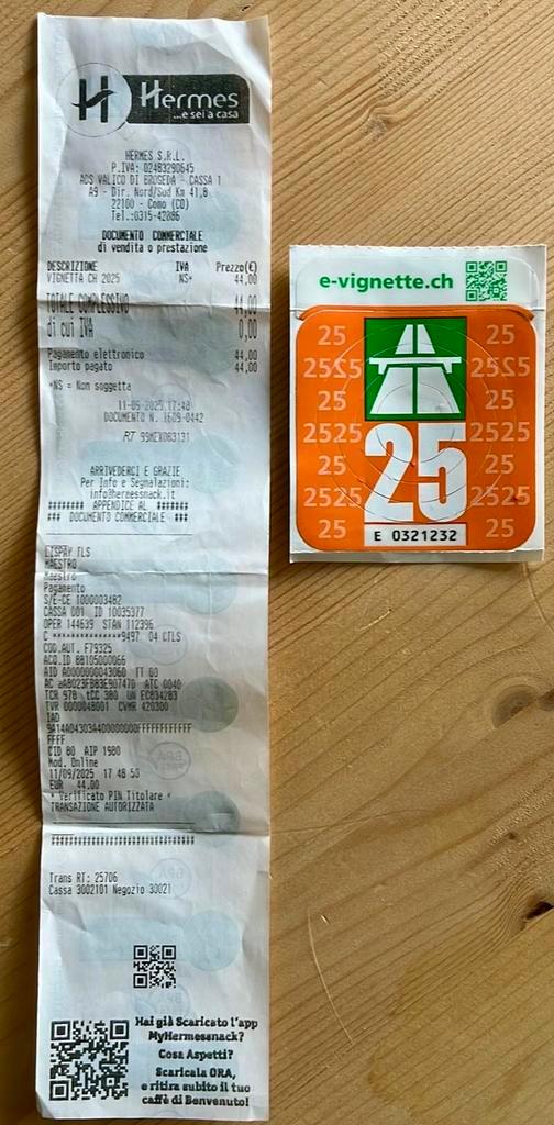 Zwitserland Vignet 2025 – Inclusief aankoopbon, Tickets en Kaartjes, Autovignetten, Drie personen of meer