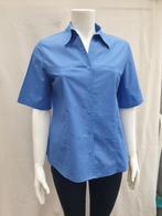 Vintage blouse, maat 42/XL, - blauw, - katoen, Fashion Classics, Gedragen, Blauw, Maat 42/44 (L)