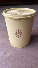 Vintage Tupperware voorraadbus zonnedeksel, Huis en Inrichting, Keuken | Tupperware, Ophalen of Verzenden, Gebruikt, Geel