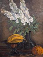 Bloemstilleven Schilderij met kalebas, Antiek en Kunst, Kunst | Schilderijen | Klassiek, Ophalen of Verzenden