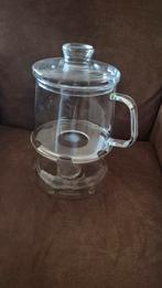 Pickwick theepot met lichtje van glas, Ophalen