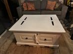 Salontafel met opbergruimte - 90x105 cm, Ophalen, Gebruikt, 100 tot 150 cm, 75 tot 100 cm