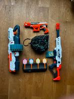 NERF Pistolen met Pijltjes en Targets, Ophalen of Verzenden, Gebruikt