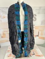 Zeldzame cape poncho Donegal Design mohair wol wool blauw, Kleding | Dames, Blauw, Ophalen of Verzenden, Zo goed als nieuw, H