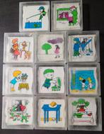 12x logische volgorde puzzeltjes van school., Ophalen of Verzenden, Gebruikt