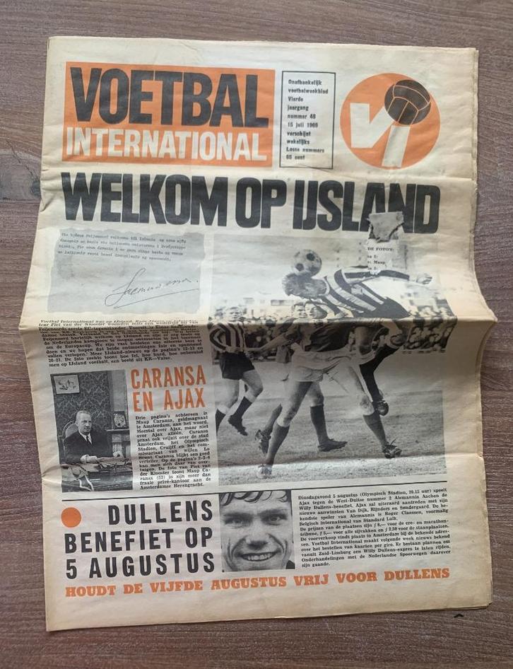 Voetbal International VI Div. tijdschriften uit 1969 / €5,-, Verzamelen, Sportartikelen en Voetbal, Zo goed als nieuw, Poster, Plaatje of Sticker