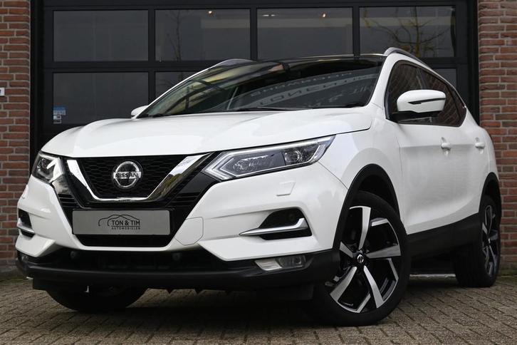 Nissan Qashqai 1.3 DIG-T Tekna Trekhaak ProPilot 360Cam Lede, Auto's, Nissan, Bedrijf, Te koop, Qashqai, 360° camera, ABS, Adaptive Cruise Control
