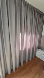 Overgordijnen gordijnen semi verduisterend taupe/grijs, Huis en Inrichting, 100 tot 150 cm, 200 cm of meer, Ophalen of Verzenden