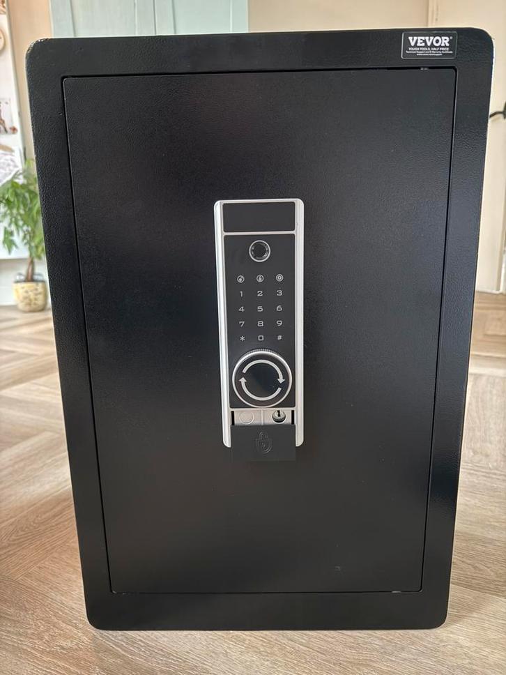 Veiligheidskluis • 60x40x33 cm • Vingerafdruk,Code & Sleutel, Huis en Inrichting, Brandblussers en Brandkasten, Nieuw, Brandkast