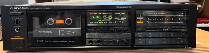 Top cassette deck, Audio, Tv en Foto, Cassettedecks, Enkel, Overige merken, Auto-reverse, Tiptoetsen, Tape counter, Ophalen of Verzenden